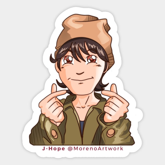 K-cute J-Hope Sticker by MorenoArtwork